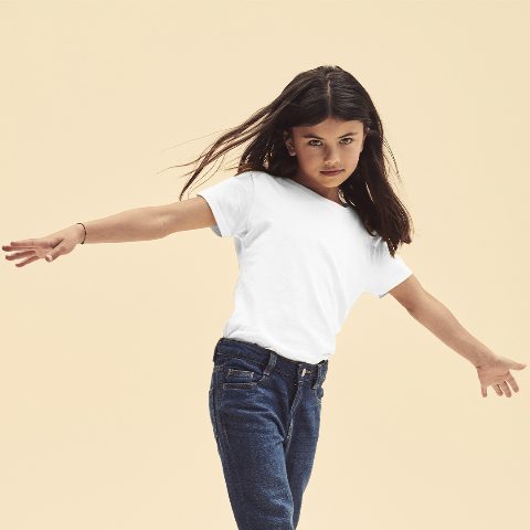 T-Shirt Menina Branca - Iconic