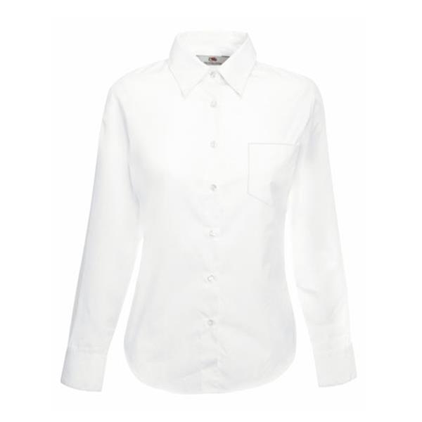 Ladies Poplin LSL
